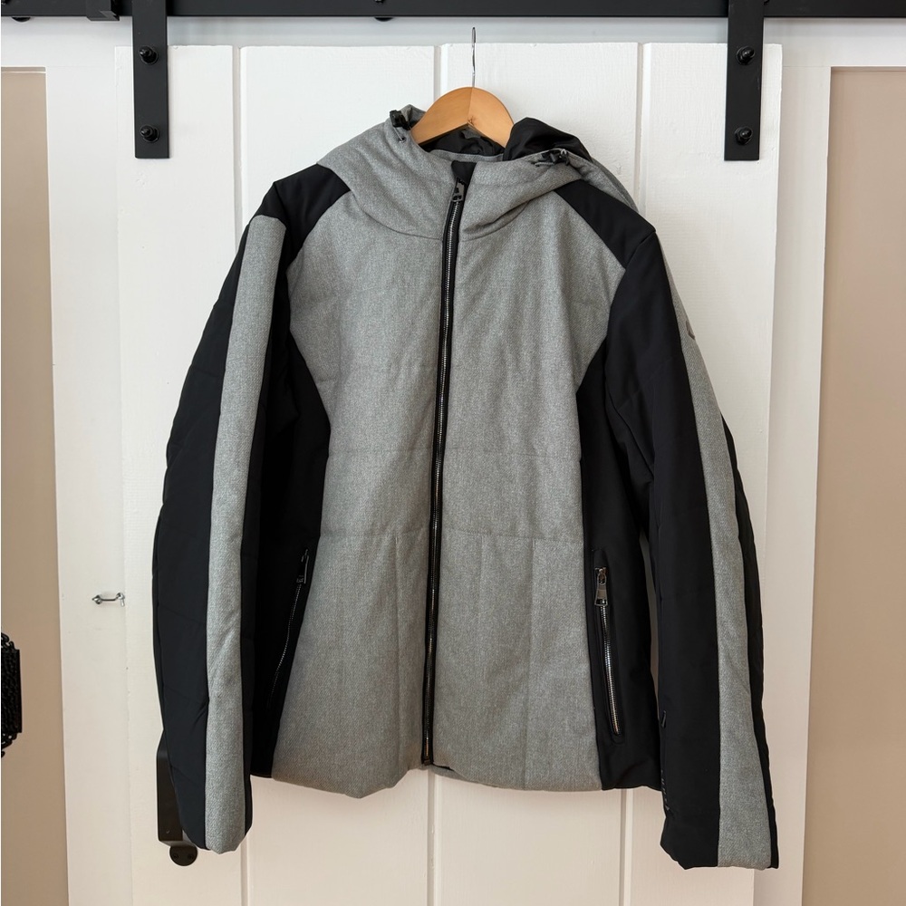 Men's Two-Tone Hooded Ski Jacket